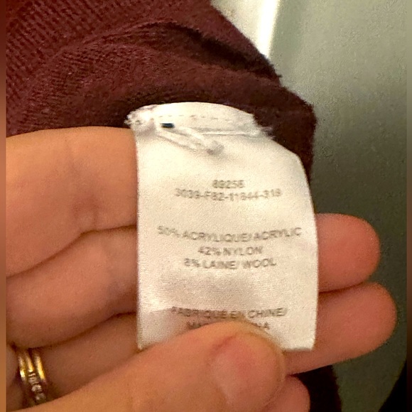 Laura- medium wool blend shirt sleeve turtleneck - Picture 3 of 4